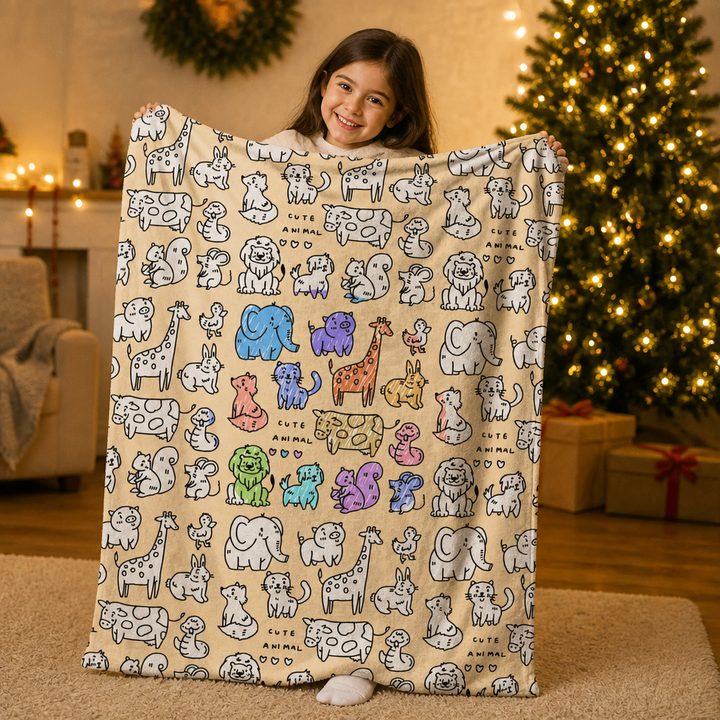 Blossomtabs – Color-Your-Own Kids Duvet Cover Set