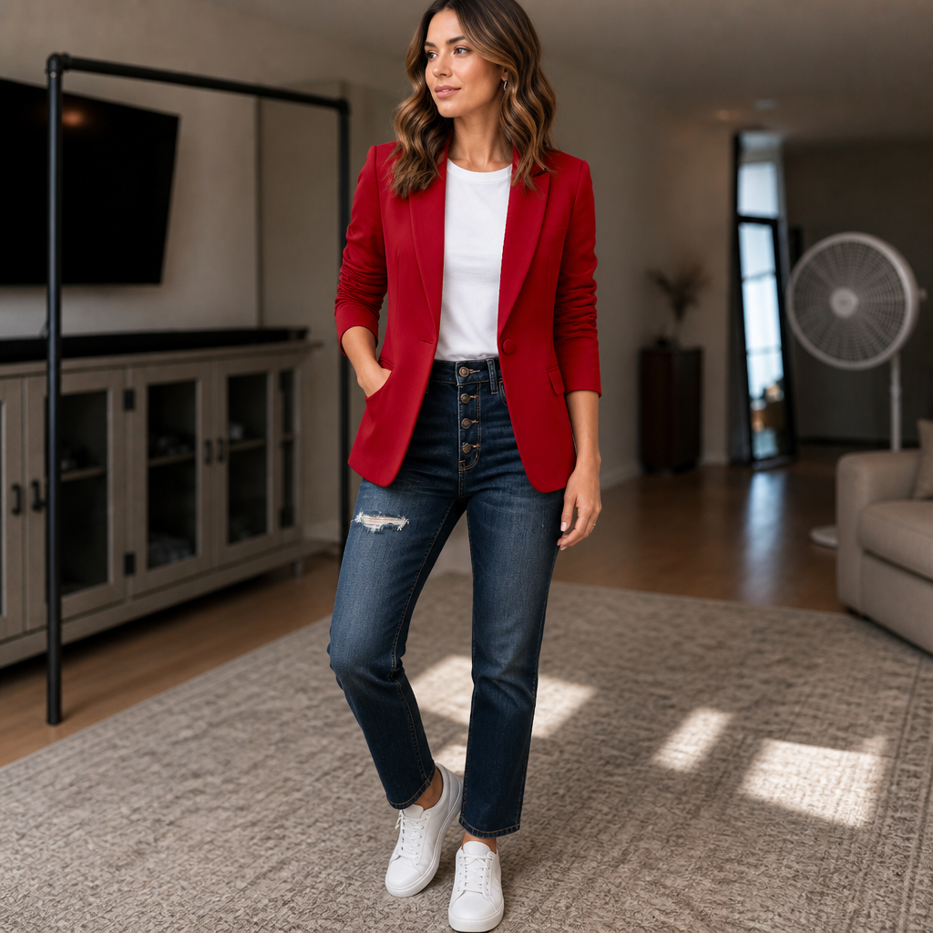 Formelle – Cropped Tailored Blazer