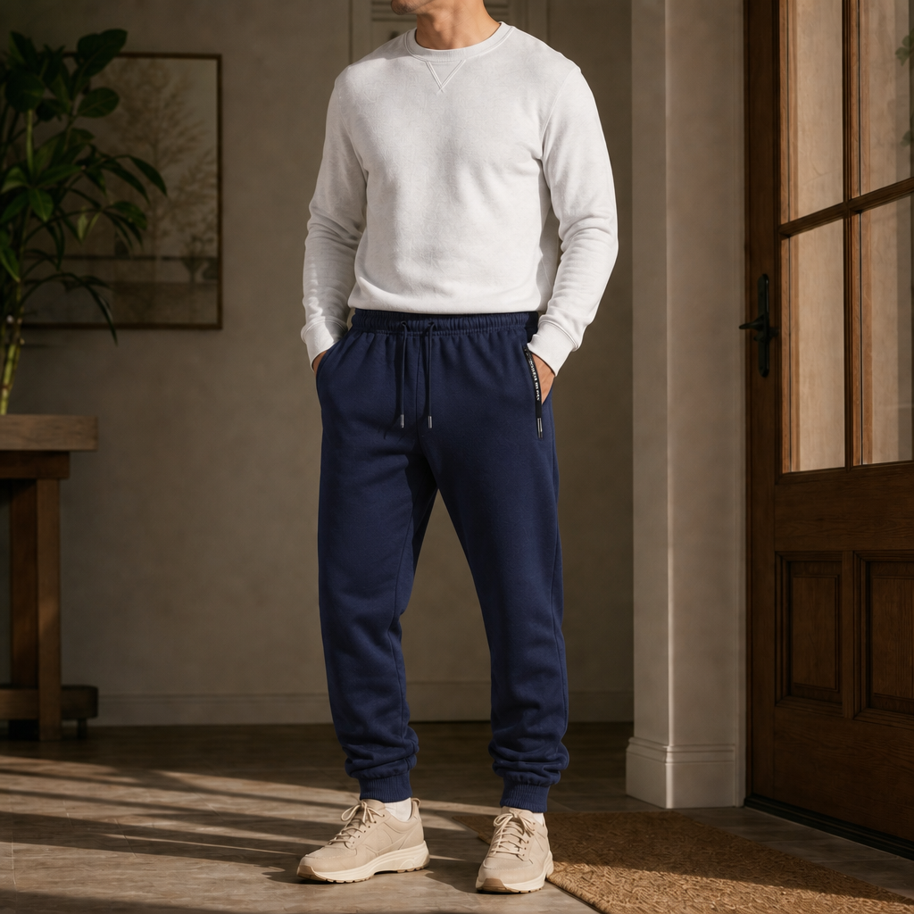 Warmease – Fleece-Lined Tapered Jogger Sweatpants