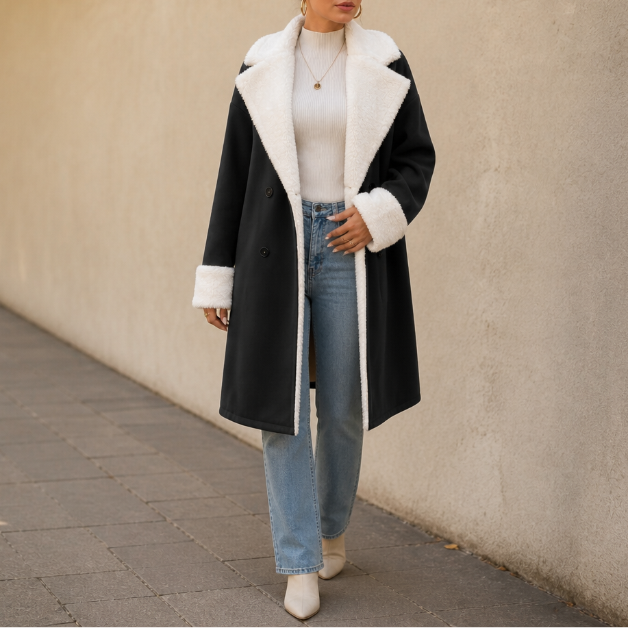 Mayfield – Plush-Trim Woolen Coat