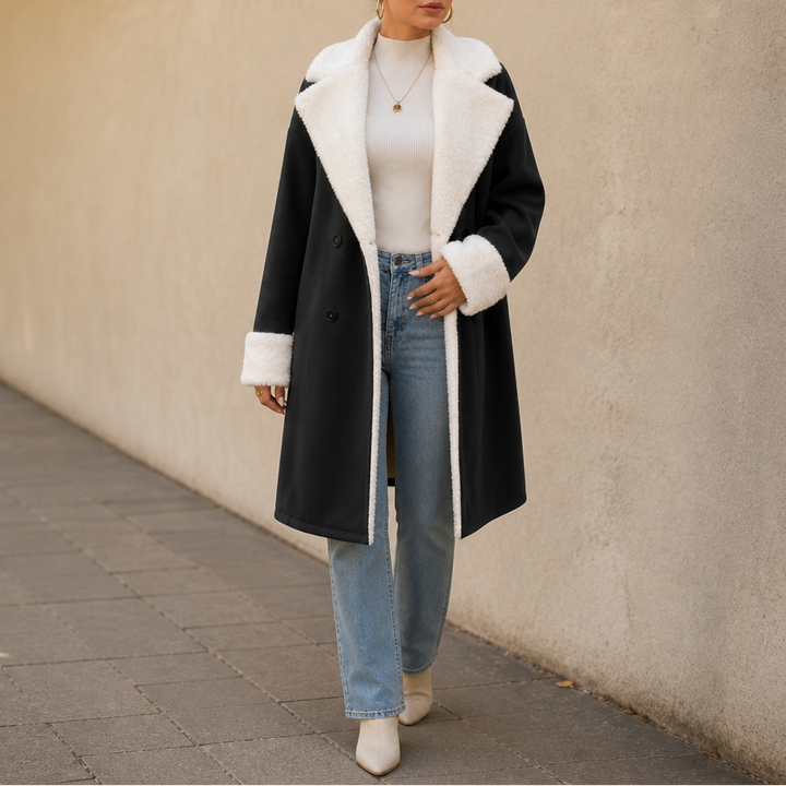Mayfield – Plush-Trim Woolen Coat