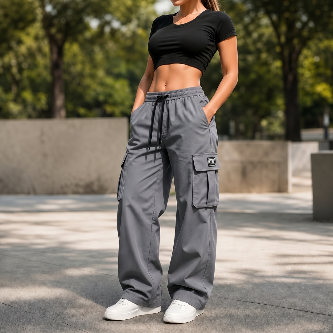 EaseCargo – Lightweight Drawstring Cargo Pants