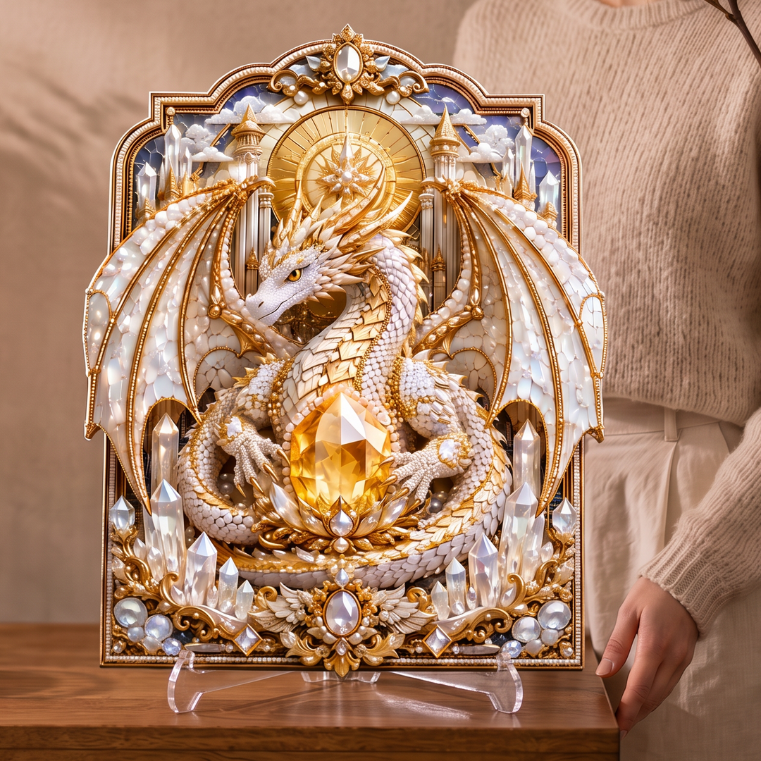 Dragonelle – 3D Crystal Dragon Diamond Art Kit