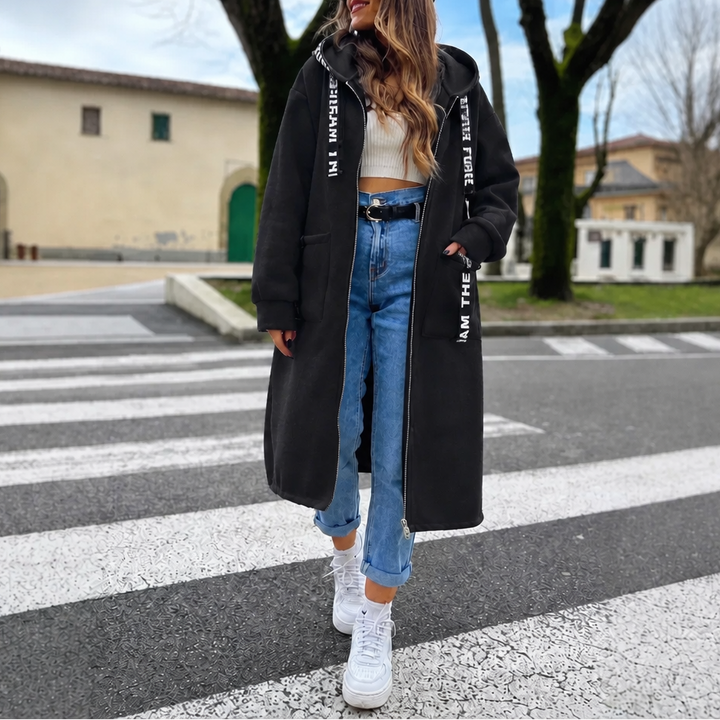 Winterlyn – Oversized Hooded Sweatshirt Coat