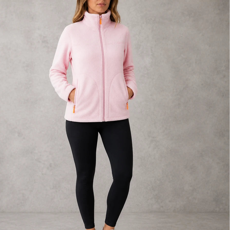 Velora – Zip-Up Fleece Winter Jacket