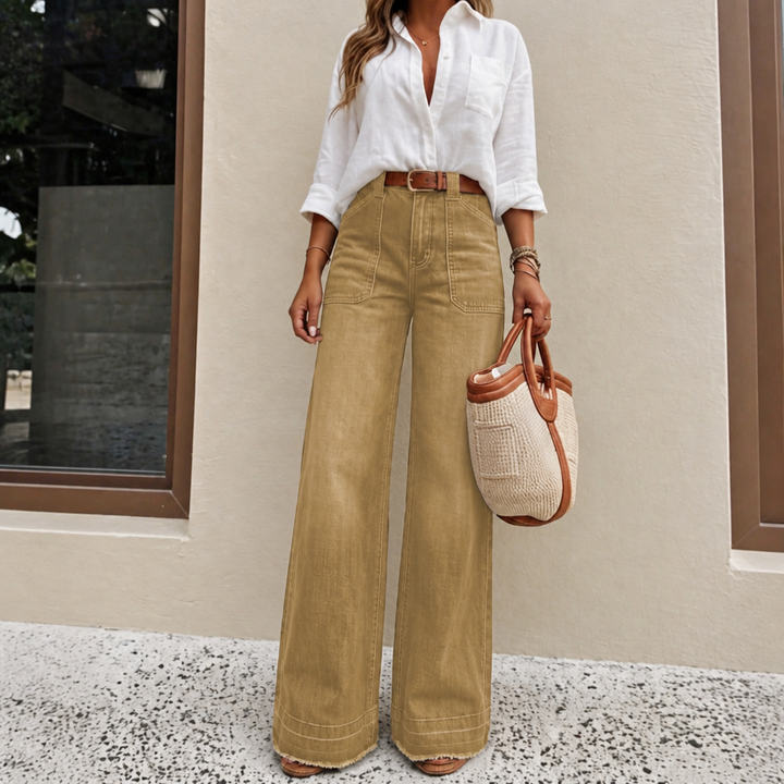 Wearlyn – High-Rise Stretch Wide-Leg Denim Jeans