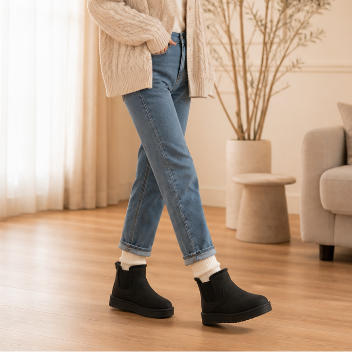 Cozywalk – Fur-Lined Slip-On Winter Boots