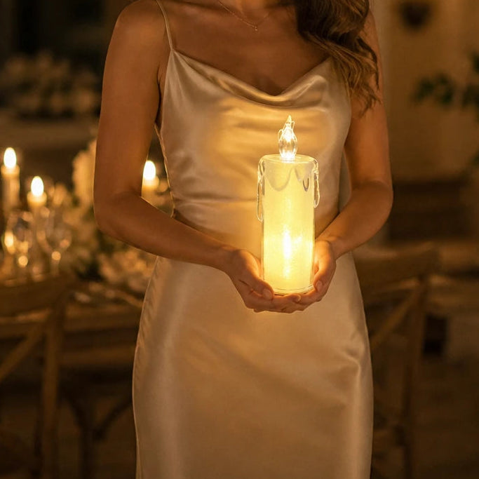 Crystella – Crystal-Look LED Flameless Candle