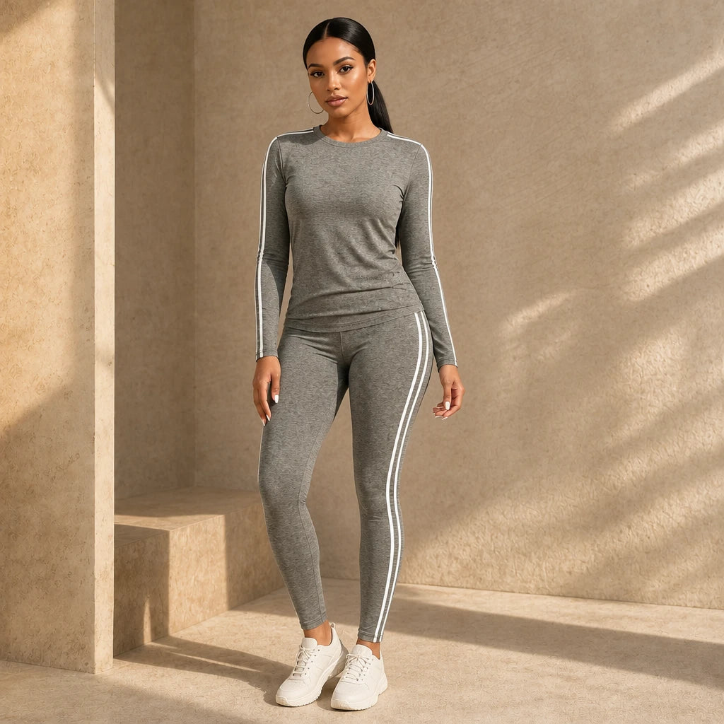 Wearbella – Long Sleeve Two-Piece Tracksuit Set