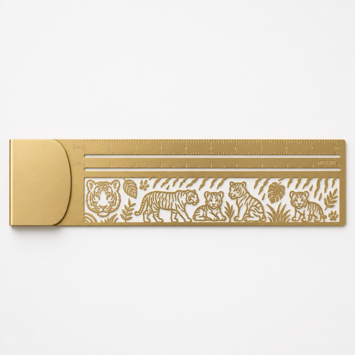 Markwell – Cat Stencil Ruler Bookmark