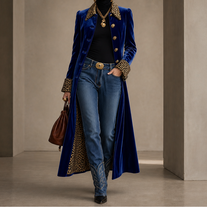 Wrapelle - Vintage Bohemian Long Coat