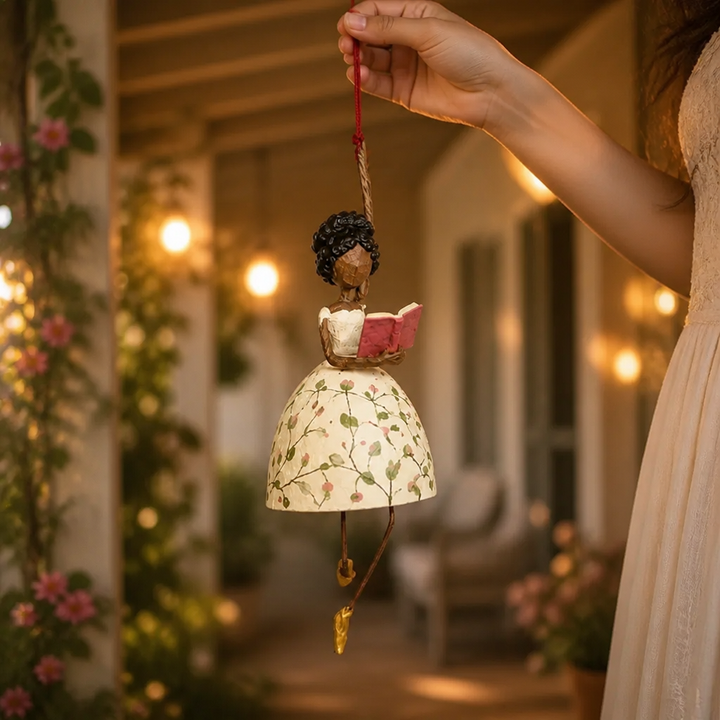 Twirlfolk – Hand-Painted Dancing Lady Hanging Ornament
