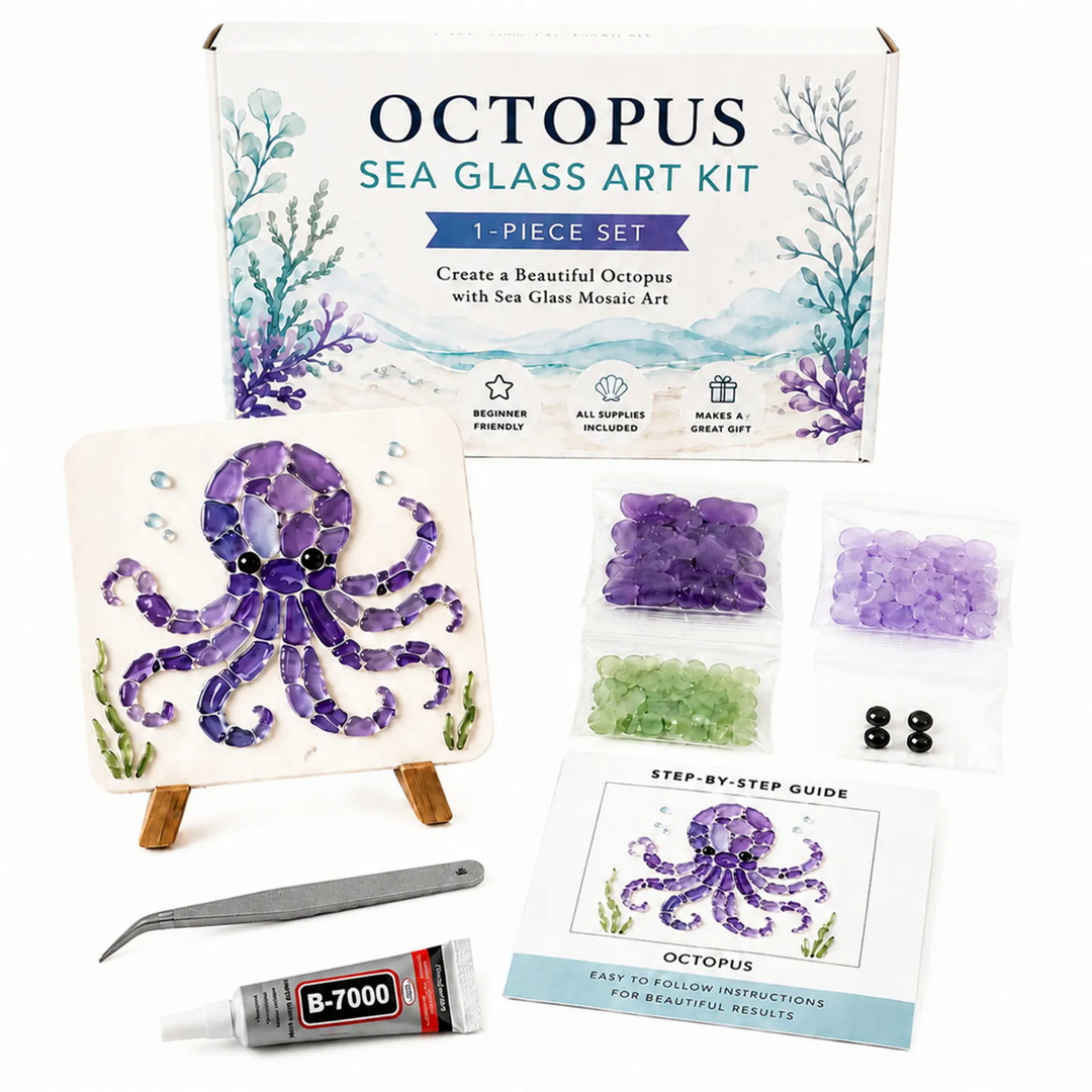 Tideglass – Ocean Sea-Glass Mosaic Kit