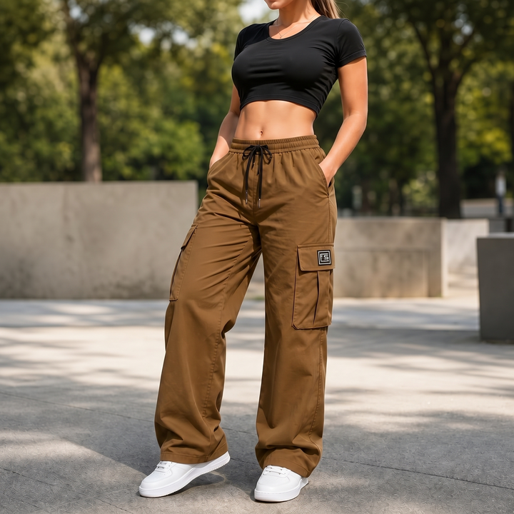 EaseCargo – Lightweight Drawstring Cargo Pants