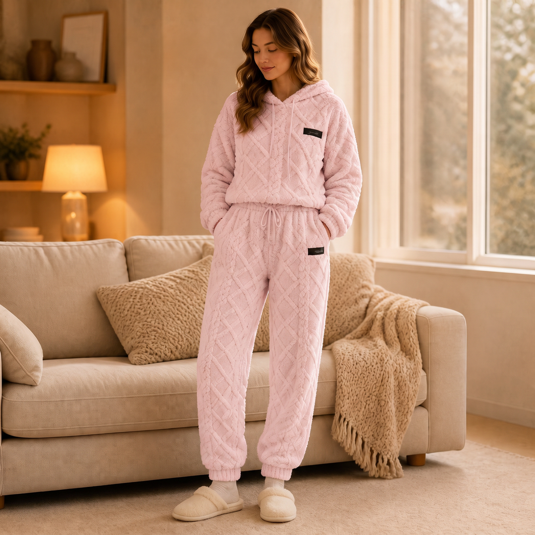 Veloura – 3D Embossed Lounge Set