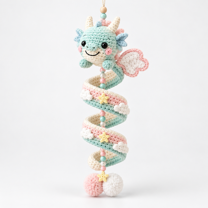 Dracora – Spiral Dragon Crochet Ornament Kit