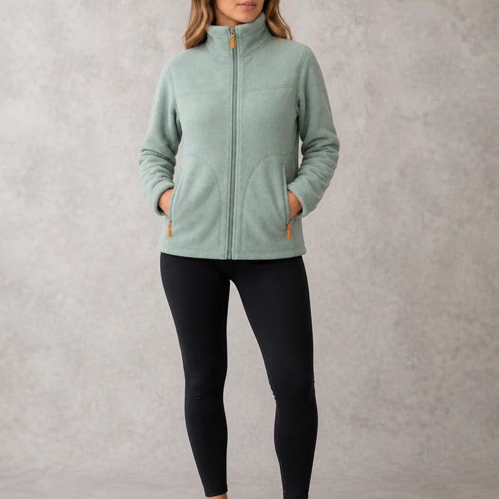 Velora – Zip-Up Fleece Winter Jacket