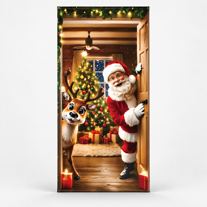 SantaScene – Christmas Door Cover