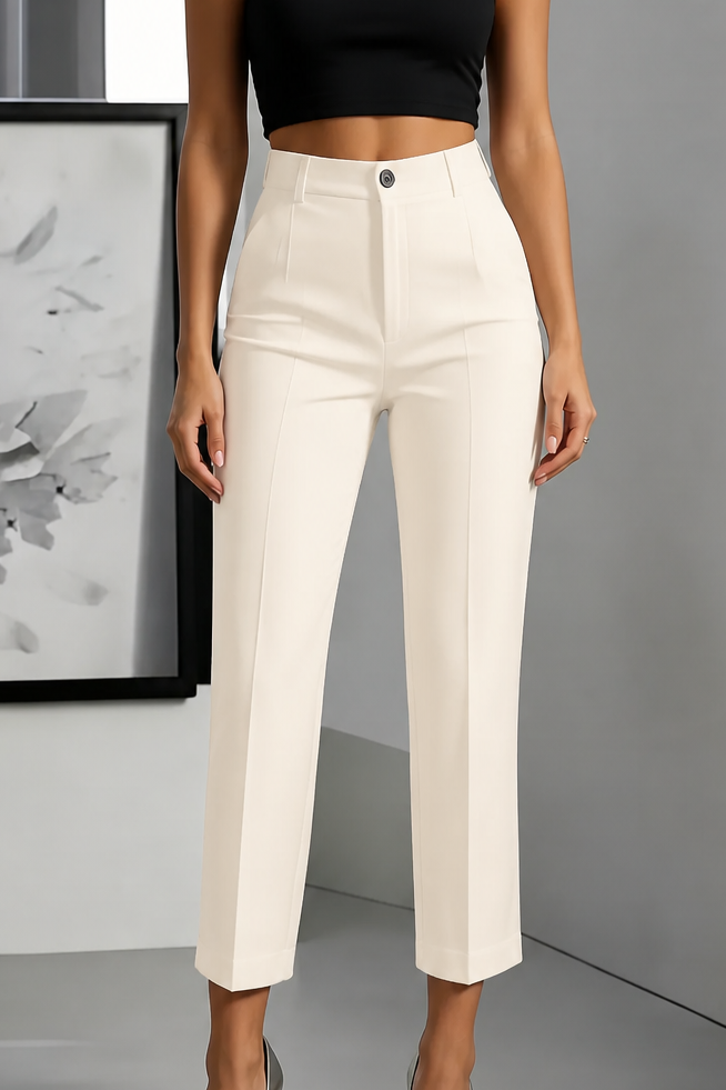 Deskshort – High-Waisted Tailored Pants