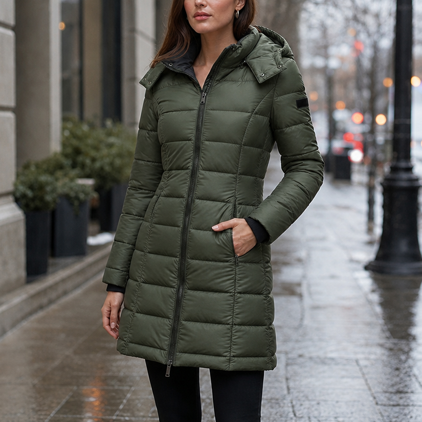 Wearbella – Fill Down Mid-Length Puffer Jacket