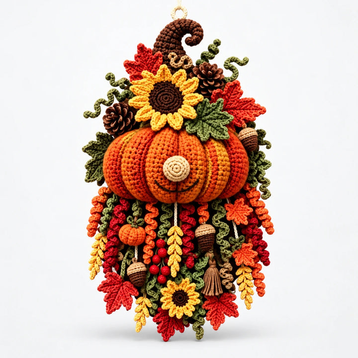 Hearth & Stitch – Layered Crochet Seasonal Door Hanger