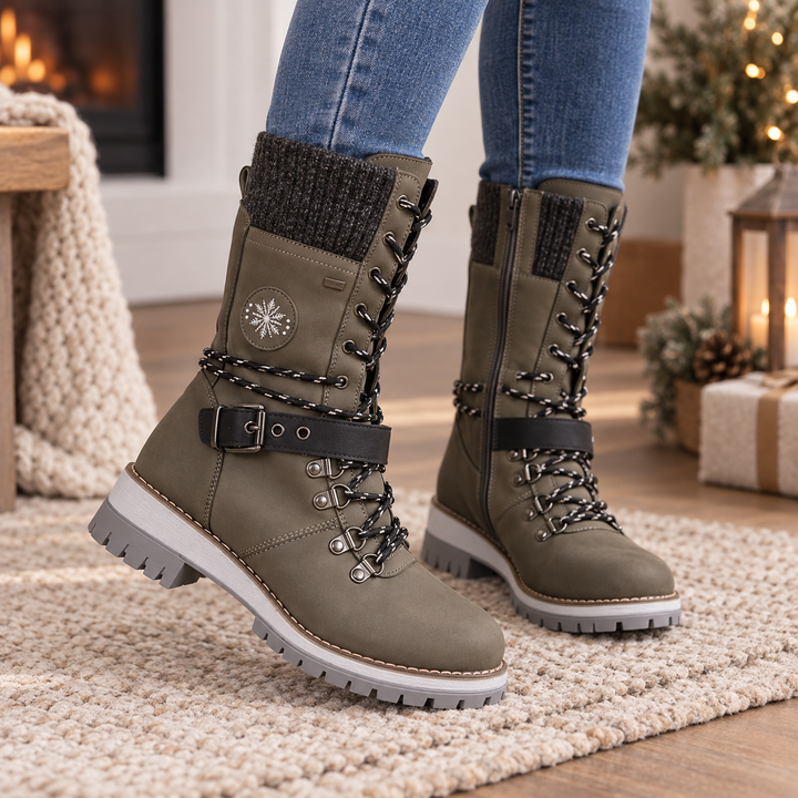 Snowlina – Adjustable Knee-High Insulated Snow Boots