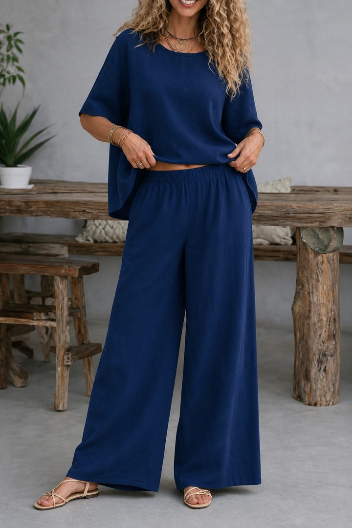 Wearbella – Wide-Leg Trouser And Top Set