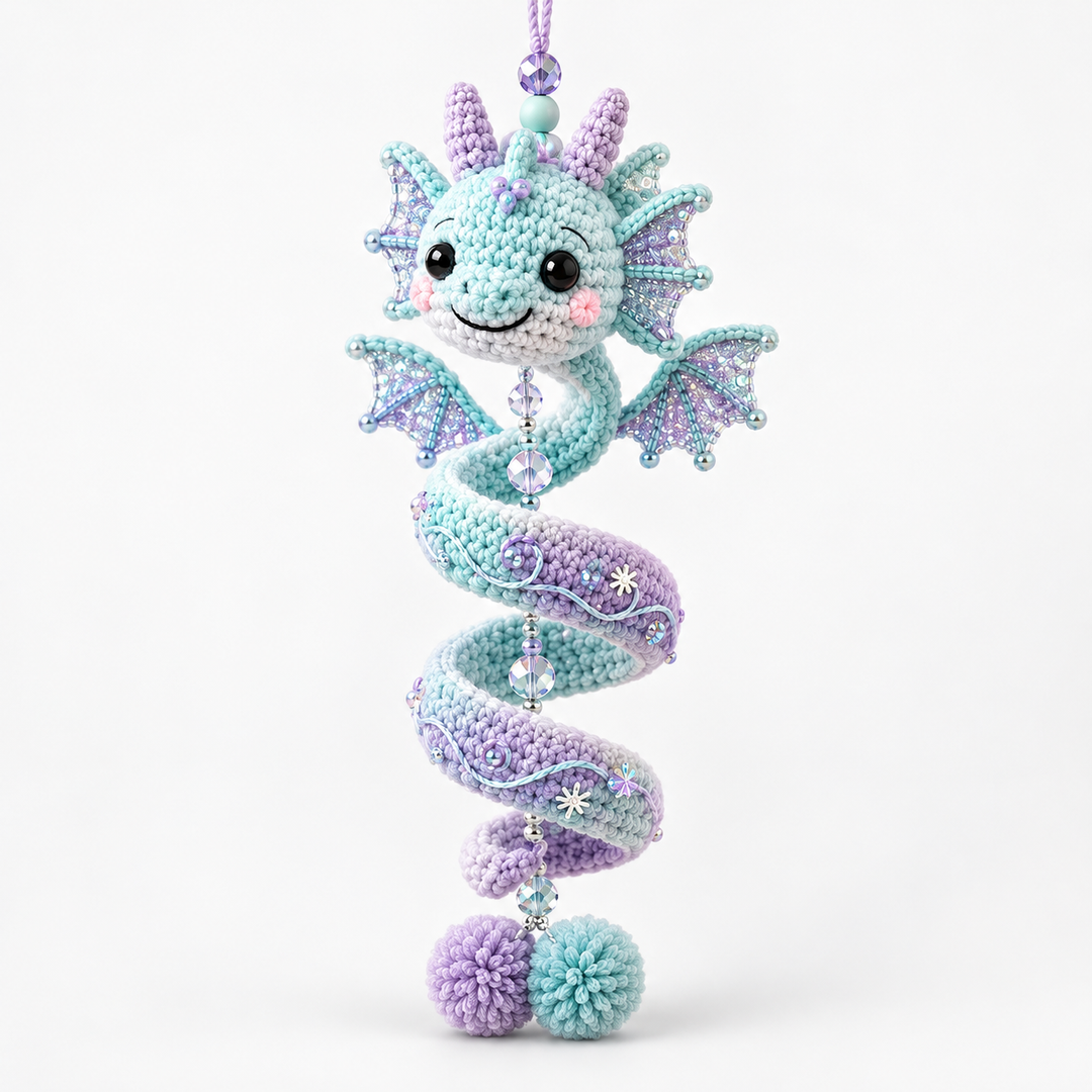 Dracora – Spiral Dragon Crochet Ornament Kit