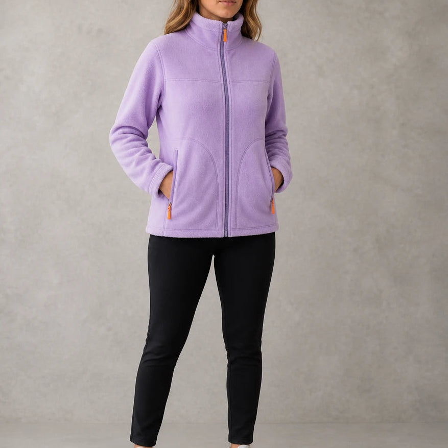 Velora – Zip-Up Fleece Winter Jacket