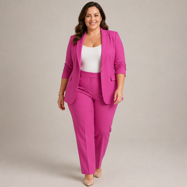 Tailorra – 3D Jacquard Blazer And Trouser Set