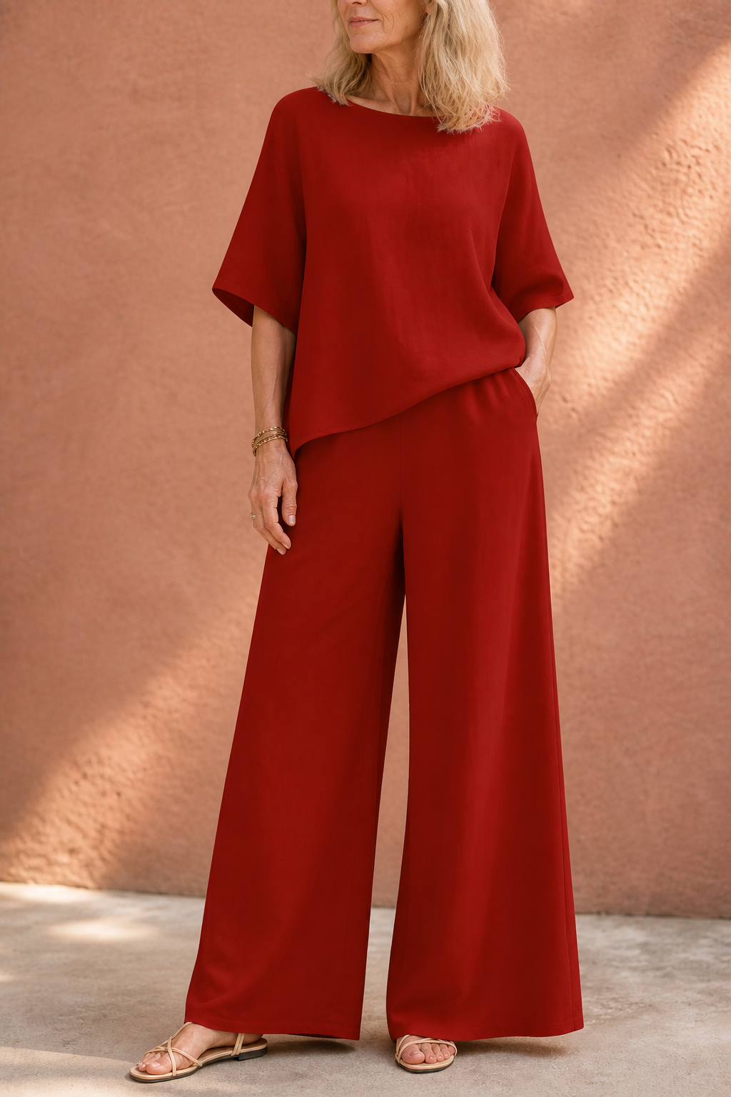 Wearbella – Wide-Leg Trouser And Top Set