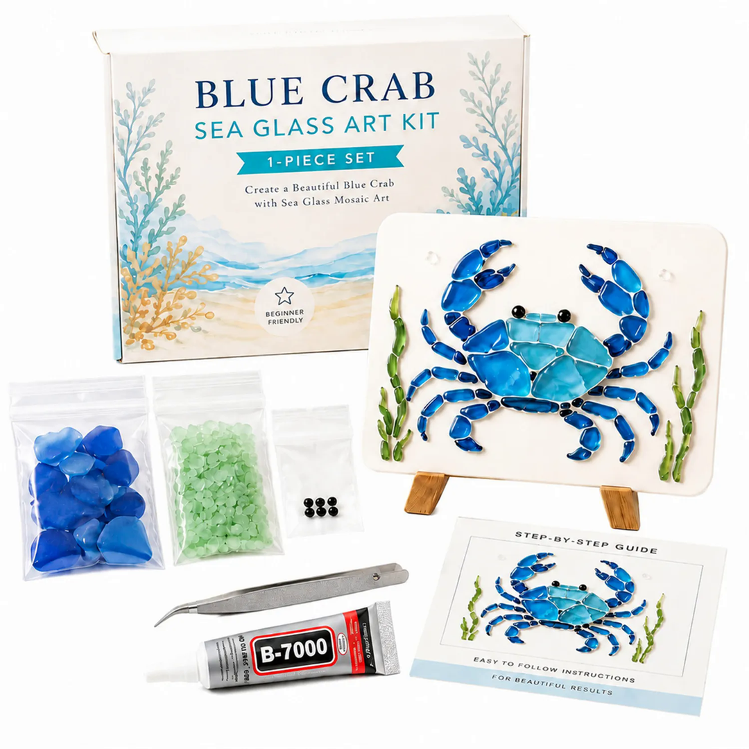 Tideglass – Ocean Sea-Glass Mosaic Kit