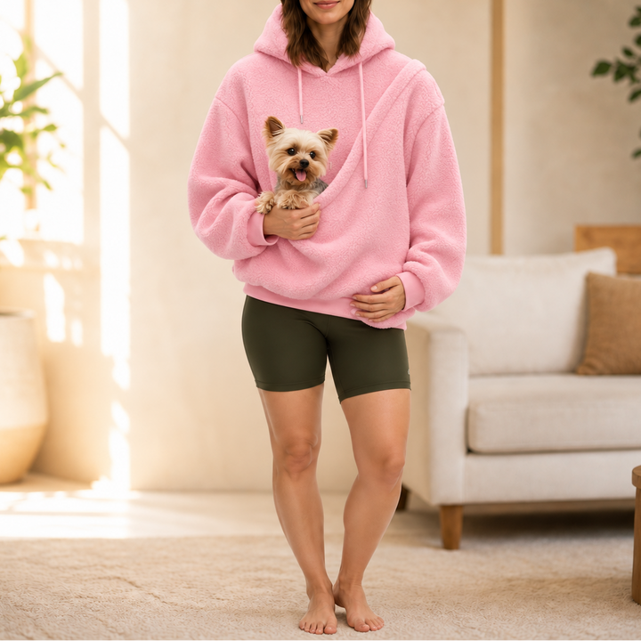 Snuglet – Teddy Fleece Pet Carrier Hoodie