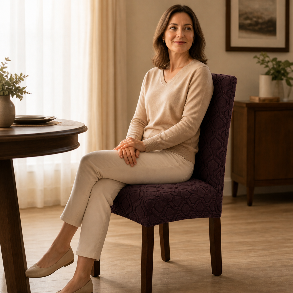 Snugfit – Stretch-Fit Anti-Slip Dining Chair Cover