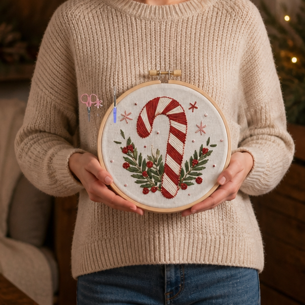 Hearthstitch – Christmas Stocking Embroidery Kit