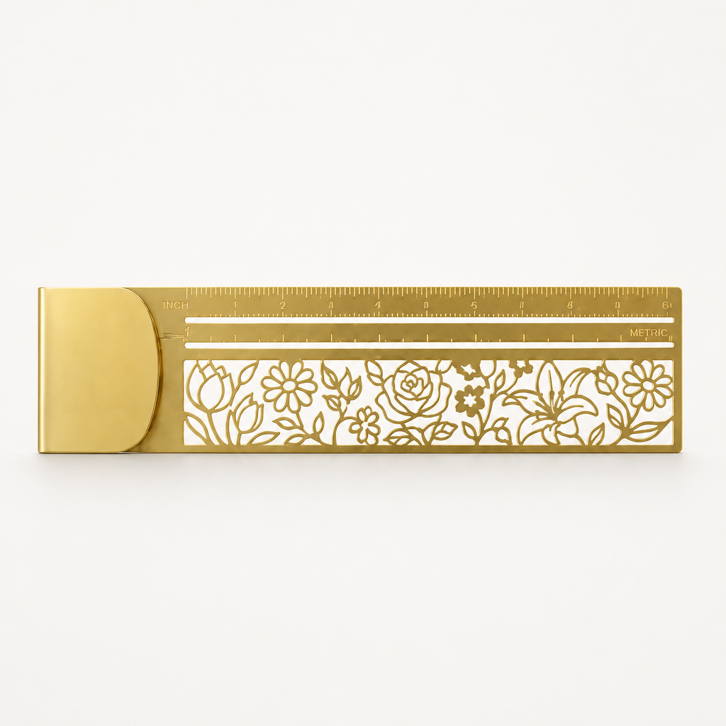 Markwell – Cat Stencil Ruler Bookmark