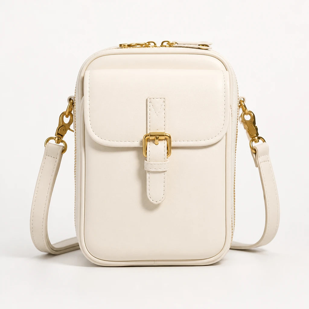 Liora – Multiple-Pocket Adjustable Strap Crossbody Bag