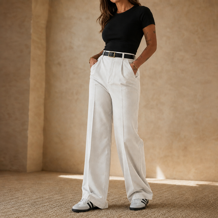 Wearbella – High-Waisted Wide-Leg Trousers