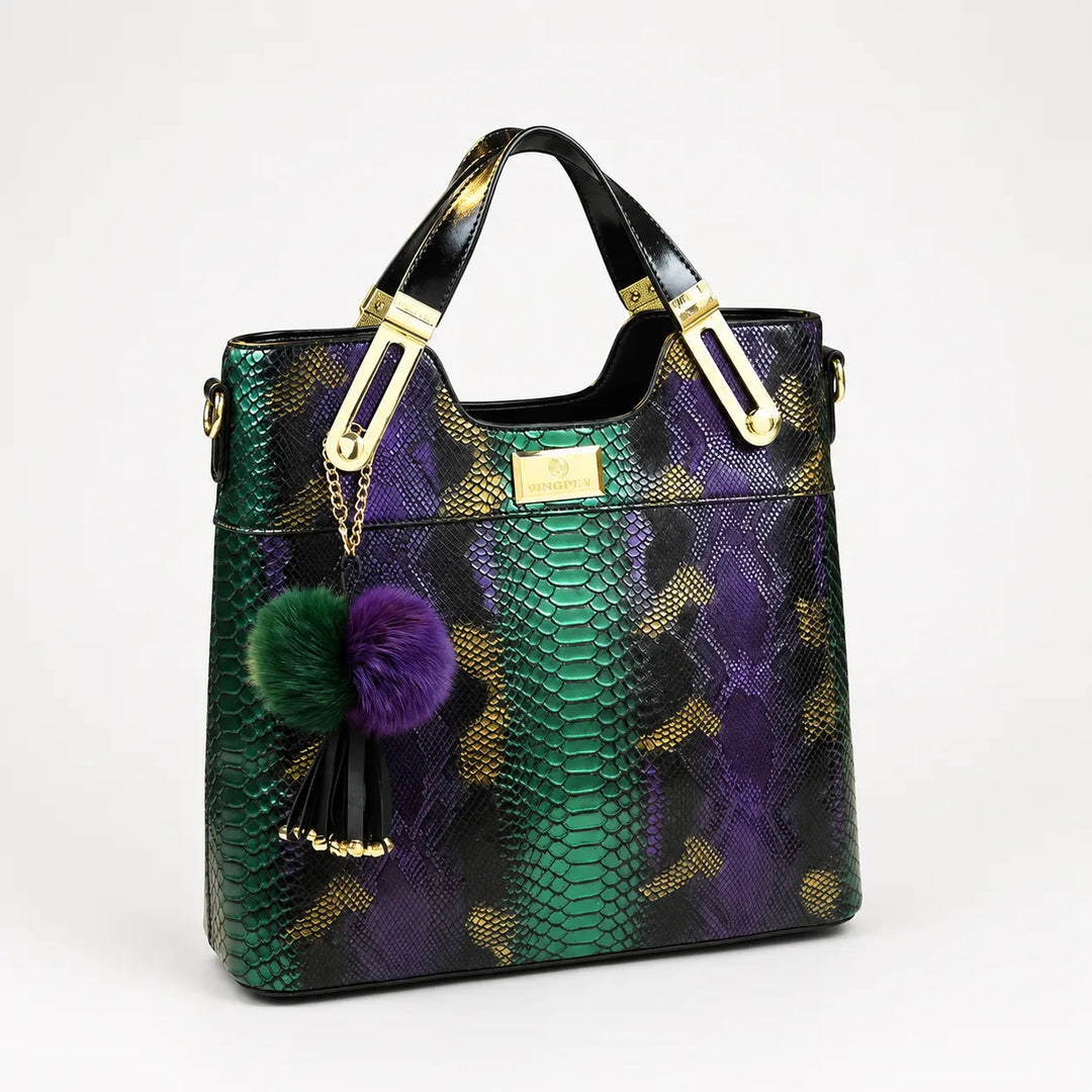 Vestralia – Iridescent Snakeskin Tote Bag