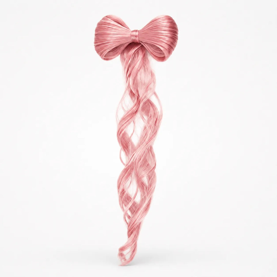 Lunavia – Bow Clip On Ponytail Hair Extension with Long Waves