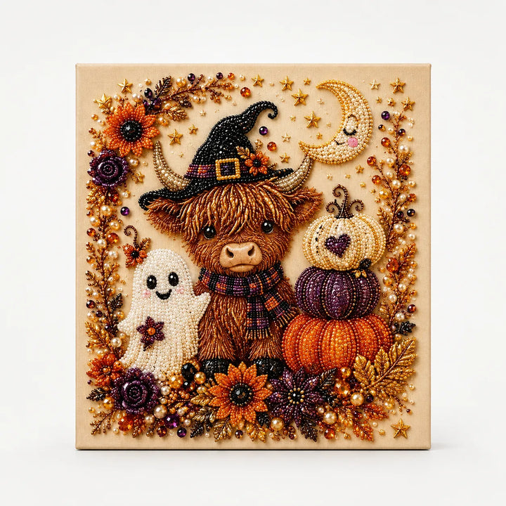 Beadory – Halloween Pearl Bead Craft Kit, Cozy Wall Art DIY