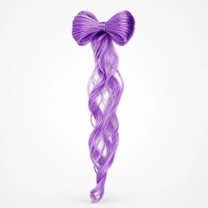 Lunavia – Bow Clip On Ponytail Hair Extension with Long Waves