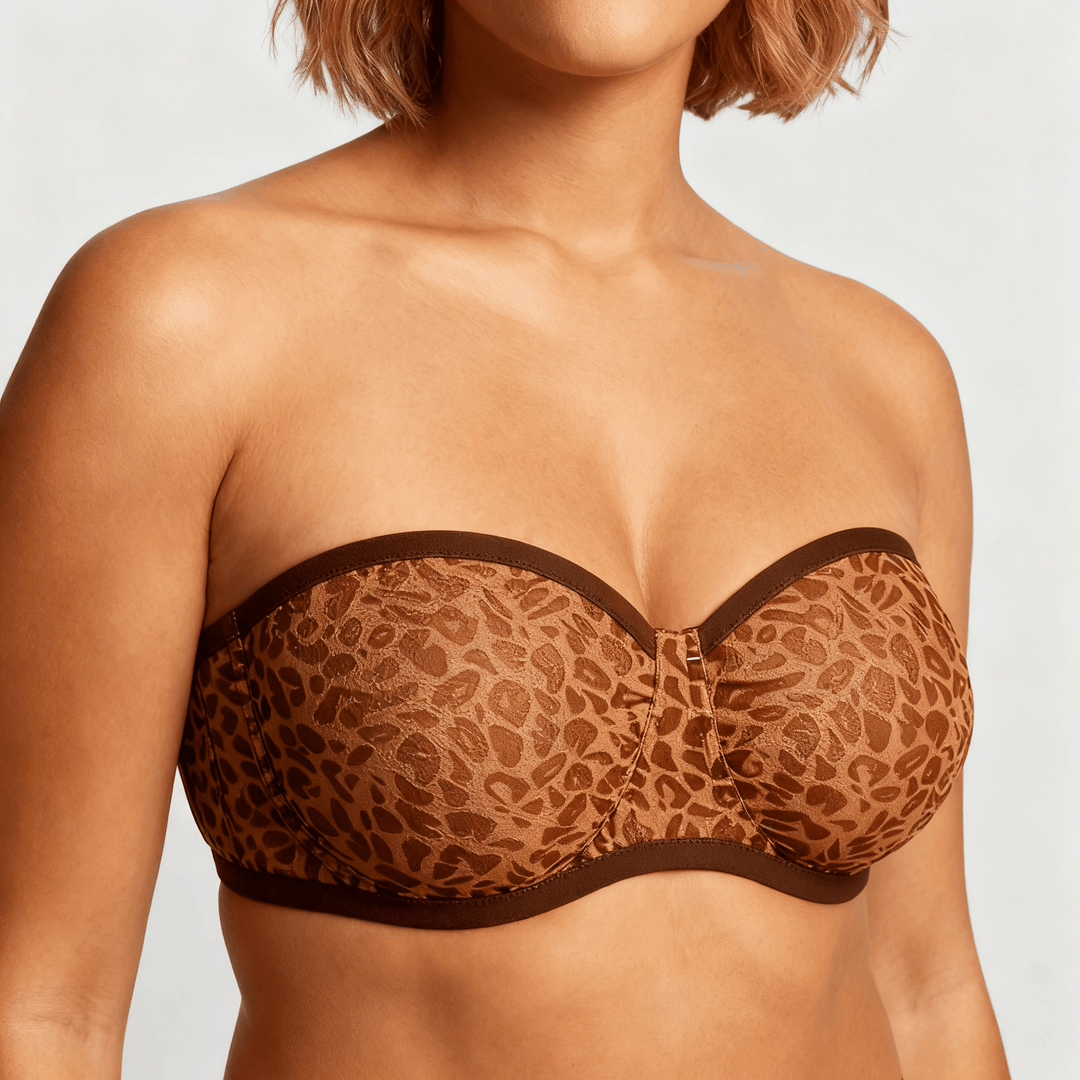 Velaire – Breathable Strapless Bra for Full Busts Cocoa