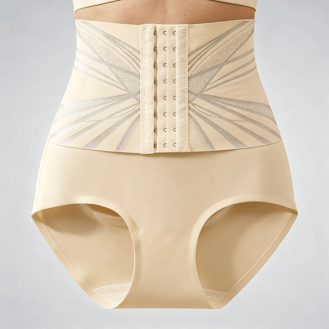 Veluna – Adjustable High Waist Tummy Control Panty Beige / M