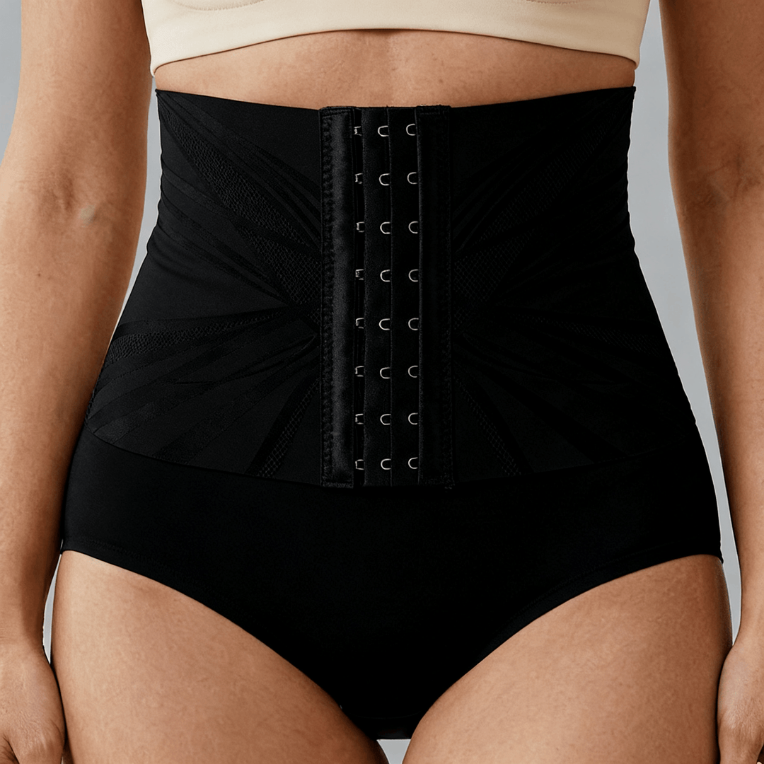 Veluna – Adjustable High Waist Tummy Control Panty Black / M