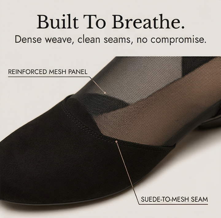Veluna – Women's Beaded Lace Mesh Wedge Shoes