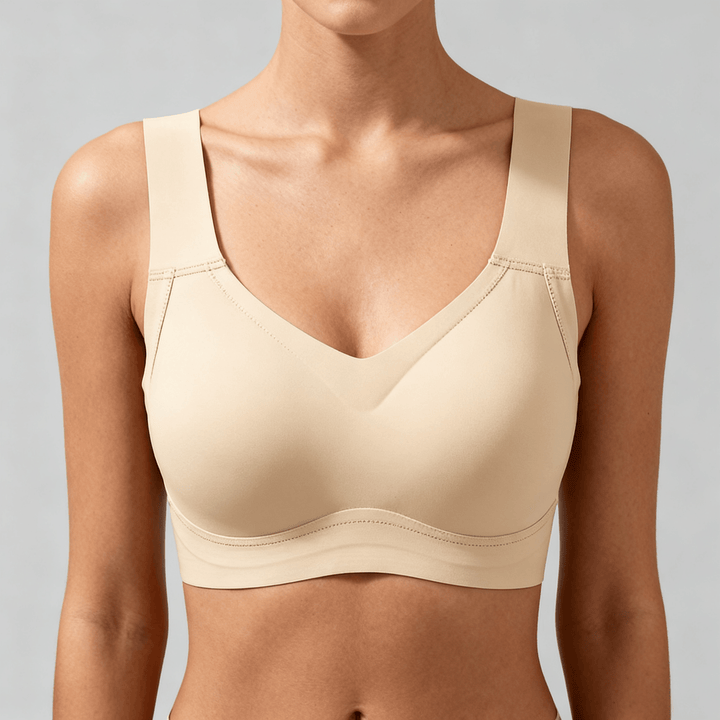 Veluna – Seamless Wireless Comfort Bra Beige / M