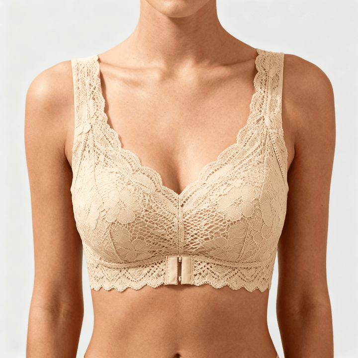 Veluna – Seamless Wireless Comfort Bra Beige