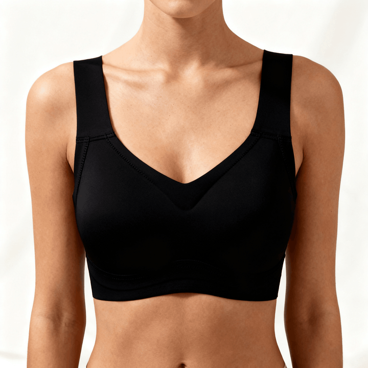 Veluna – Seamless Wireless Comfort Bra Black