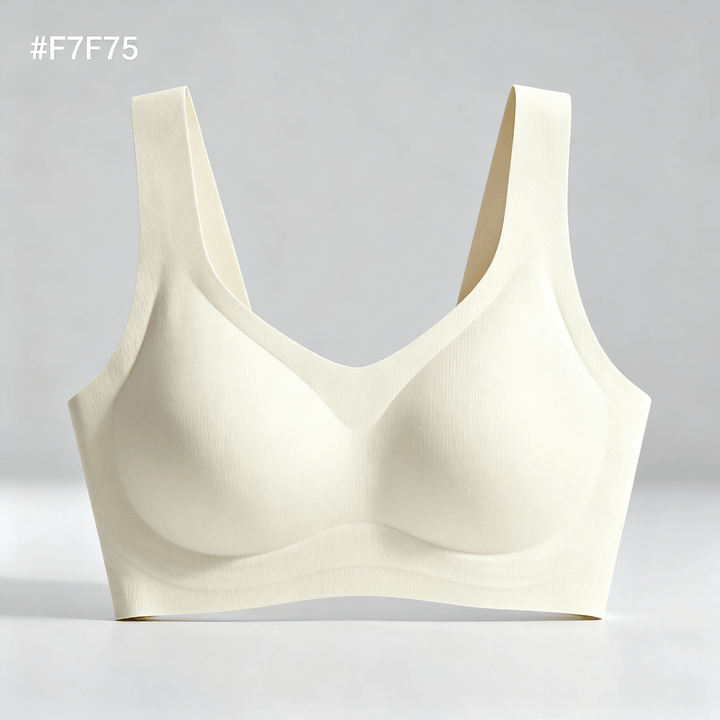 Veluna – Seamless Wireless Comfort Bra Ivory / M